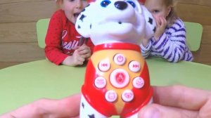 Распаковка Щенячий Патруль  интерактивный детский телефон Unboxing Paw patrol toy phone