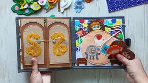 Harry Potter felt book with finger toys . Гарри Поттер, книга из фетра с пальчиковыми игрушками