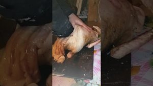 Как потрошить гуся