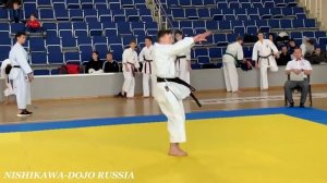 Вадо-кай (Вадо-рю) каратэ ката Нисейси (юниоры)