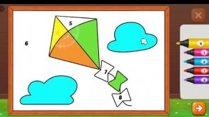 Уникальная веселая раскраска 6. Раскрашиваем по цифрам. На Русском.