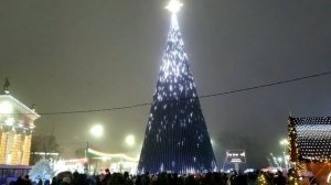 Самая Красивая Елка в Гомеле! | Ёлка на Площади Ленина 2021 | Гомель 10 декабря 2021 | Лучшая Елка