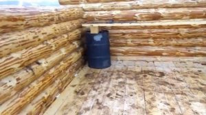 Второй мансардный этаж дома срубленного из бревна.