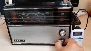 Радиоприемник  Vef-12 1970г.переходной.