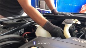 BMW 5 Series 520i (F10) N20 | Coolant Expansion Tank Replacement