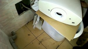 Установка, сборка и подключение к сетям нового унитаза.