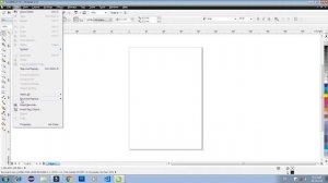 Corel Draw Window Menu Step by Step, Arrange Icon, Toolbox, Color tool