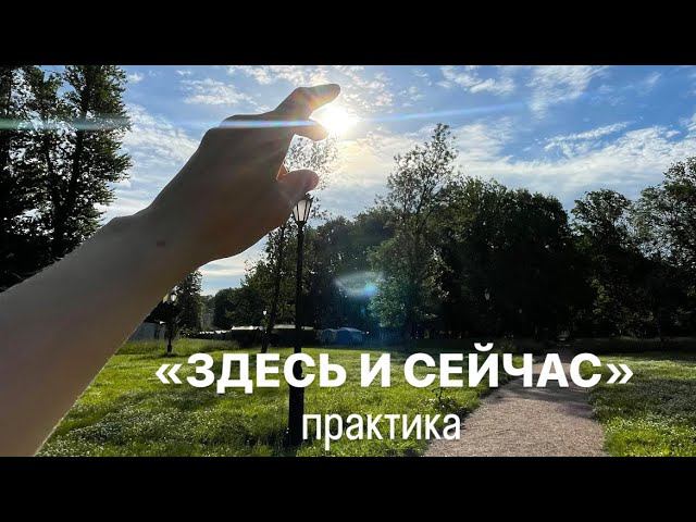 «ЗДЕСЬ И СЕЙЧАС»практика, инструмент, который меняет жизнь прямо в моменте #реальность #здесьисейчас