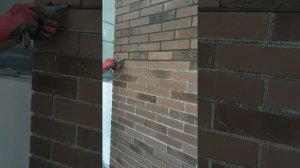 способ затирки швов на гибком кирпиче www.clinker.plus - гибкий клинкер, гибкий кирпич