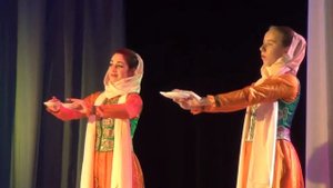 Ансамбль танца Нарва "Азербайджанский танец с блюдцами".