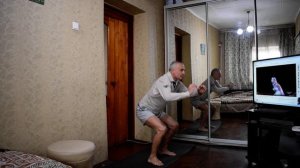 Польза от приседания.180 приседаний.