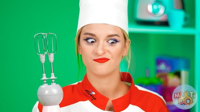 Provocare De Gătit: Eu vs. Bunica #1 | Trucuri și ustensile culinare simple Multi DO Challenge смотреть онлайн