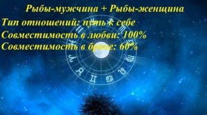 Совместимость Рыбы-мужчина и Рыбы-женщина