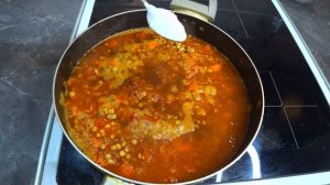 Чечевица в томатном соусе . Просто, очень вкусно, недорого!
