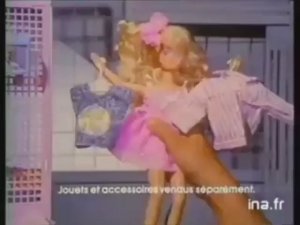 1988  Реклама куклы Барби Mattel sleep N study playset, Skipper teen time, Barbie feeling fun