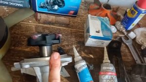 ВАЗ-21063 промежуточный результат.  Замеряю зазор помпы.  Часть 2.