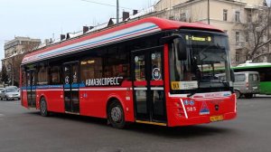 Электробус ЛиАЗ-6274 в Тюмени