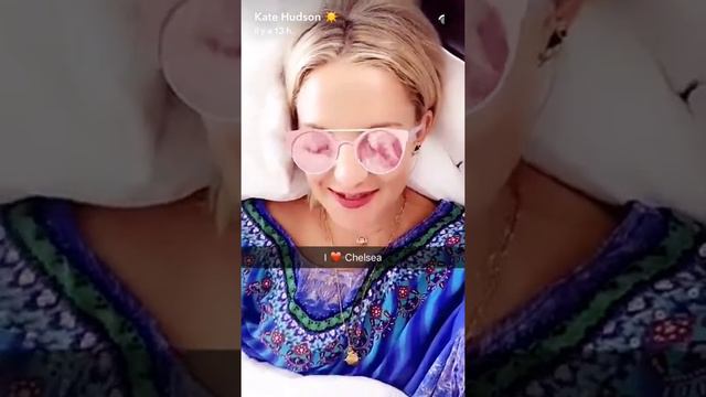 Kate Hudson loves Chelsea Handler's snaps - snapchat - august 27 2016