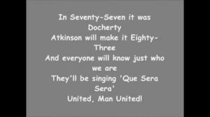 GLORY GLORY MAN UNITED :/M4