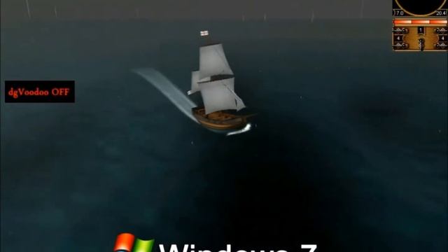 Решение проблемы с черным квадратом в игре Корсары 1 под Windows 7