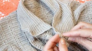 МУЖСКОЙ ЛЕТНИЙ ДЖЕМПЕР ПОЛО/ МУЖСКАЯ СОРОЧКА/ крючком/ часть5