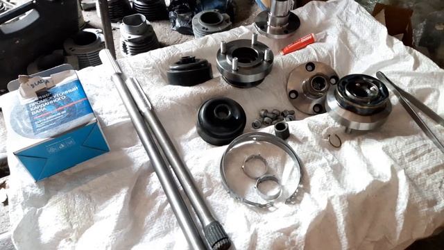 Урал,Днепр шрус вместо крестовины и эластичной муфты. смотреть онлайн