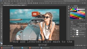 Photoshop Tutorial and Action : Orange and Teal Color Grading Effect - Cinematic Fashion Tone Look