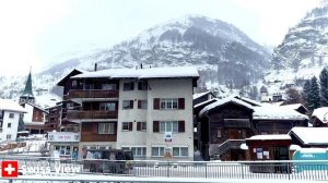 Zermatt  Switzerland - Most Charming Swiss Town  ! Walking Tour In Snow falling