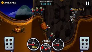 Hill Climb Racing 2 zombie chase EVENT Halloween - Погоня Зомби Хеллуин прохождение игры на БАГГИ