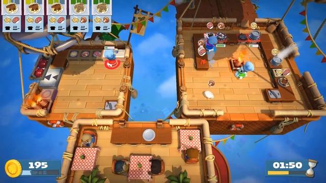 Overcooked! 2 втроём [Стрим] Часть 1 смотреть онлайн