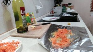 В духовке филе трески