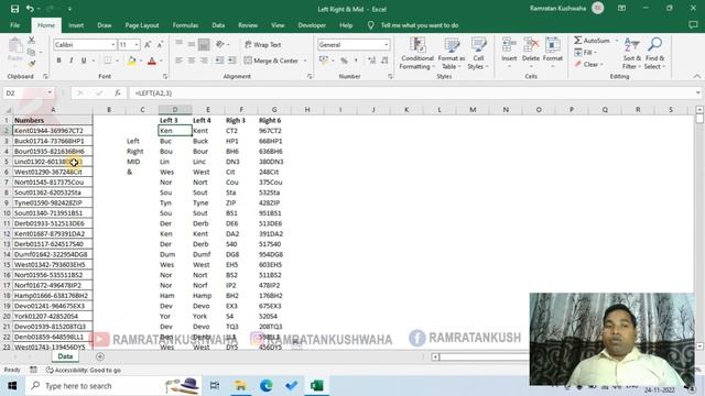 Mastering Excel: Unlock the Power of "&", Left, Right, and Mid!