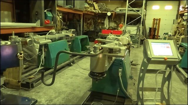 Изготовление каркаса стула по программе на автоматическом трубогибочном станке MASTER.3X смотреть онлайн