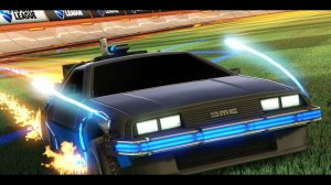 Rocket league(делориан тащит)