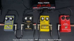 70's DOD 250 Gray - 90's DOD250 - YJM308 VS Yngwie Malmsteen Fender Overdrive Pedal