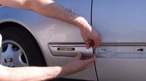 Снятие молдингов Mercedes W210 Removing moldings
