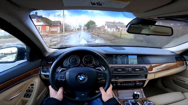 2011 BMW 5 Series Sedan F10 535i 306 Hp xDrive Pov Test Drive @DRIVEWAVE1 смотреть онлайн
