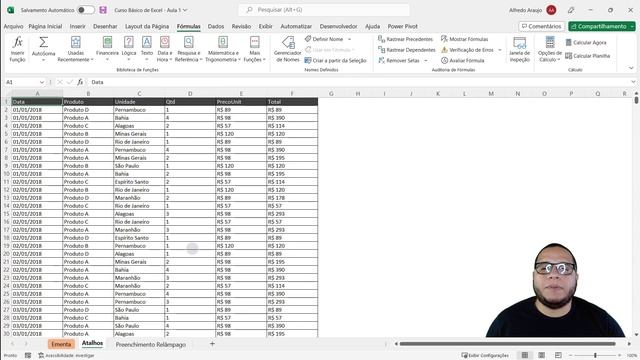 Curso Básico de Excel - Office 365 - Aula 1 смотреть онлайн