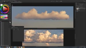 Paint clouds easily with Gradient Maps