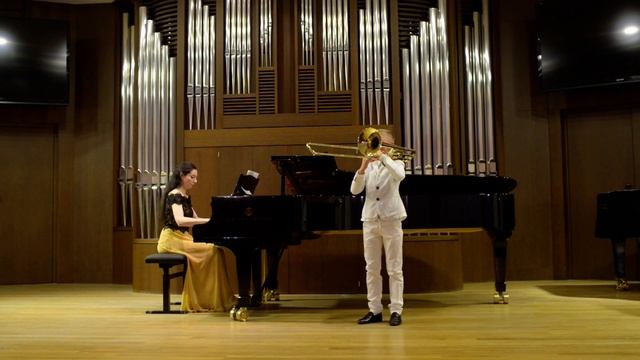 Глеб Плеханов 12 лет Э Заксе Концертино для тромбона и фортепиано смотреть онлайн