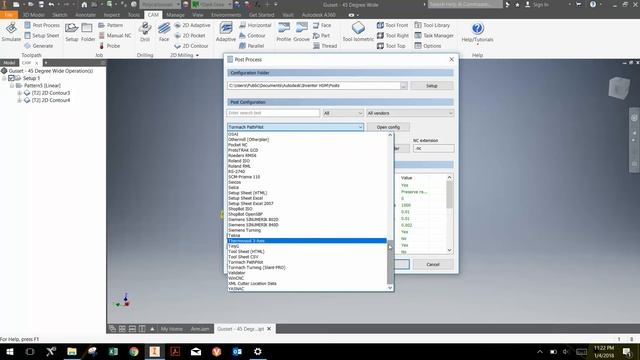 Inventor HSM Quick Start Lesson 3 - Creating G-Code