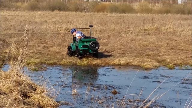 ТАКОГО ТЫ ЕЩЁ НЕ ВИДЕЛ ДЕТСКАЯ МАШИНКА НА БЕНЗИНЕ