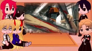 Chainsaw Man React To Denji vs Katana Man (AMV - Voices In My Head) 1/3