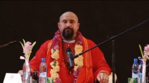 Выступление Свами Вишнудевананда Гири на конференции