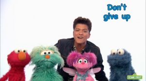 Sesame Street: Bruno Mars: Don't Give Up Lyric Video