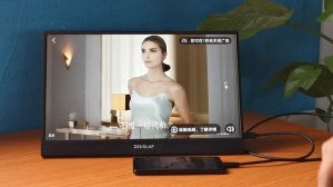 ZEUSLAP NEW MODEL-Z15ST-Touching Monitor with phone and laptop