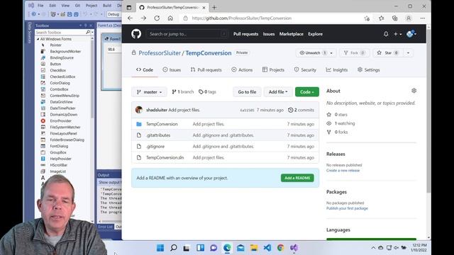 How to use Github with Visual Studio 2022 смотреть онлайн