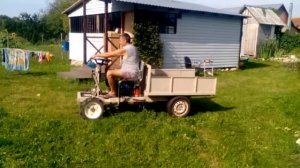 самоходная тележка для сада