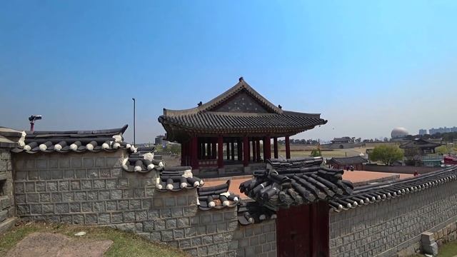 Гуляем по Сувону. Крепость Хвасон. смотреть онлайн