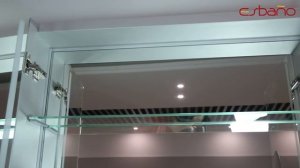 Зеркальный шкаф Esbano  ESMS2404 с подсветкой